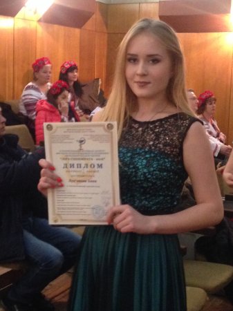 Анна Лук’янова – переможець Всеукраїнського фестивалю «Ліра Гіппократа»